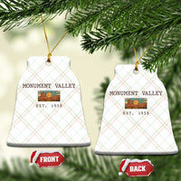 Retro Monument Valley Arizona Sunset Established 1958 Ceramic Ornament Southwest Desert Road Trip Eagle Nature Souvenir
