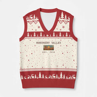 Retro Monument Valley Arizona Sunset Established 1958 V-Neck Knit Sweater Vest Southwest Desert Road Trip Eagle Nature Souvenir