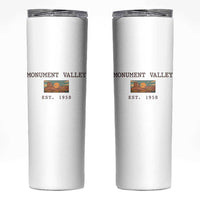 Retro Monument Valley Arizona Sunset Established 1958 Skinny Tumbler Southwest Desert Road Trip Eagle Nature Souvenir