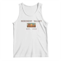 Retro Monument Valley Arizona Sunset Established 1958 Tank Top Southwest Desert Road Trip Eagle Nature Souvenir