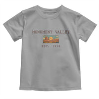 Retro Monument Valley Arizona Sunset Established 1958 Toddler T Shirt Southwest Desert Road Trip Eagle Nature Souvenir