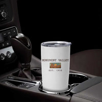 Retro Monument Valley Arizona Sunset Established 1958 Tumbler Cup Southwest Desert Road Trip Eagle Nature Souvenir