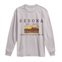 Vintage Sedona Arizona Established 1902 Long Sleeve Shirt Southwest Desert Cactus Scenic Nature Souvenir