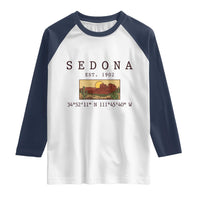 Vintage Sedona Arizona Established 1902 Raglan Shirt Southwest Desert Cactus Scenic Nature Souvenir