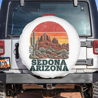 Retro Sedona Arizona Mountain Spare Tire Cover Southwest Hiking Outdoor Nature Souvenir