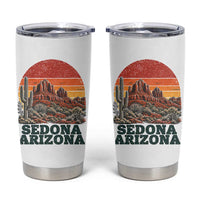 Retro Sedona Arizona Mountain Tumbler Cup Southwest Hiking Outdoor Nature Souvenir