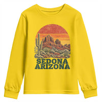 Retro Sedona Arizona Mountain Youth Sweatshirt Southwest Hiking Outdoor Nature Souvenir