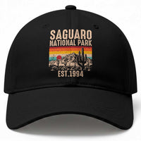 Retro Saguaro National Park Arizona EST 1994 Baseball Cap Desert Cactus Sunset Hiking Camping Nature Souvenir