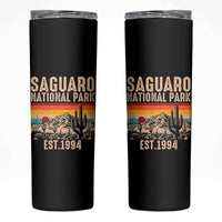Retro Saguaro National Park Arizona EST 1994 Skinny Tumbler Desert Cactus Sunset Hiking Camping Nature Souvenir