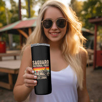 Retro Saguaro National Park Arizona EST 1994 Skinny Tumbler Desert Cactus Sunset Hiking Camping Nature Souvenir