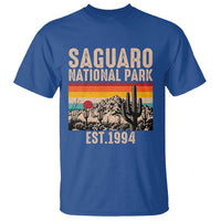 Retro Saguaro National Park Arizona EST 1994 T Shirt Desert Cactus Sunset Hiking Camping Nature Souvenir