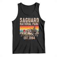 Retro Saguaro National Park Arizona EST 1994 Tank Top Desert Cactus Sunset Hiking Camping Nature Souvenir