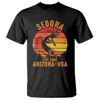 Retro Sedona Arizona Dancing Kokopelli T Shirt Southwest Native Symbol Desert Heritage