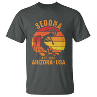 Retro Sedona Arizona Dancing Kokopelli T Shirt Southwest Native Symbol Desert Heritage