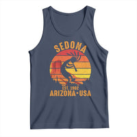 Retro Sedona Arizona Dancing Kokopelli Tank Top Southwest Native Symbol Desert Heritage Established 1902