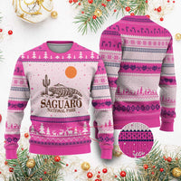 Saguaro National Park Gila Monster Hiking Arizona Ugly Christmas Sweater Desert Cactus Sunset Southwest Nature Tucson Souvenir Gift