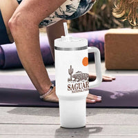 Saguaro National Park Gila Monster Hiking Arizona Tumbler With Handle Desert Cactus Sunset Southwest Nature Tucson Souvenir Gift