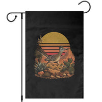 Retro Arizona Roadrunner Desert Sunset Garden Flag Southwest Bird Wildlife Nature Lover
