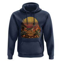 Retro Arizona Roadrunner Desert Sunset Hoodie Southwest Bird Wildlife Nature Lover