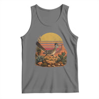Retro Arizona Roadrunner Desert Sunset Tank Top Southwest Bird Wildlife Nature Lover