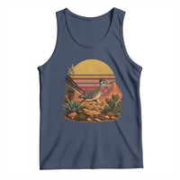 Retro Arizona Roadrunner Desert Sunset Tank Top Southwest Bird Wildlife Nature Lover