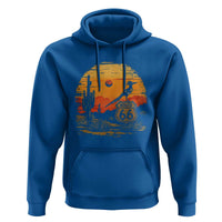 Route Highway 66 Roadrunner Desert Sunset Arizona Hoodie Cactus Landscape Texas Nevada Southwest Bird Lover