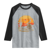 Route Highway 66 Roadrunner Desert Sunset Arizona Raglan Shirt Cactus Landscape Texas Nevada Southwest Bird Lover