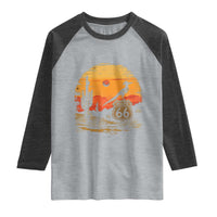 Route Highway 66 Roadrunner Desert Sunset Arizona Raglan Shirt Cactus Landscape Texas Nevada Southwest Bird Lover