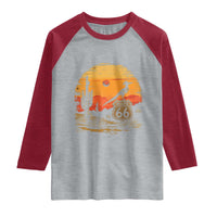 Route Highway 66 Roadrunner Desert Sunset Arizona Raglan Shirt Cactus Landscape Texas Nevada Southwest Bird Lover