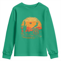 Route Highway 66 Roadrunner Desert Sunset Arizona Youth Sweatshirt Cactus Landscape Texas Nevada Southwest Bird Lover