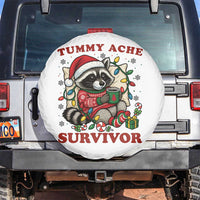 Funny Racoon Christmas Meme Spare Tire Cover Tummy Ache Survivor - Wonder Print Shop