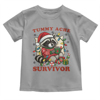 Funny Racoon Christmas Meme Toddler T Shirt Tummy Ache Survivor - Wonder Print Shop