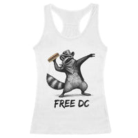 The Sandwich Guy Free DC Racerback Tank Top Funny Racoon Meme - Wonder Print Shop