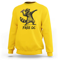 The Sandwich Guy Free DC Sweatshirt Funny Racoon Meme - Wonder Print Shop
