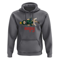 Cat Christmas Meme Hoodie Eepy Kitten Silly Sleepy - Wonder Print Shop