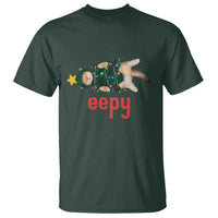 Cat Christmas Meme T Shirt Eepy Kitten Silly Sleepy - Wonder Print Shop