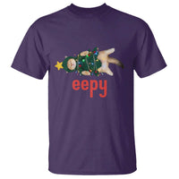 Cat Christmas Meme T Shirt Eepy Kitten Silly Sleepy - Wonder Print Shop