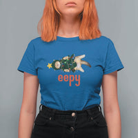 Cat Christmas Meme T Shirt For Women Eepy Kitten Silly Sleepy - Wonder Print Shop