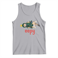 Cat Christmas Meme Tank Top Eepy Kitten Silly Sleepy - Wonder Print Shop