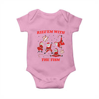 Funny Santa Christmas Baby Onesie Rizz Em With The Tism - Wonder Print Shop