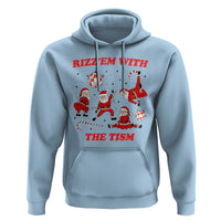 Funny Santa Christmas Hoodie Rizz Em With The Tism - Wonder Print Shop