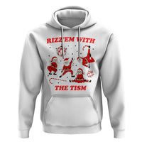 Funny Santa Christmas Hoodie Rizz Em With The Tism - Wonder Print Shop