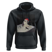 Funny Smoking Cat Christmas Meme Hoodie - Wonder Print Shop