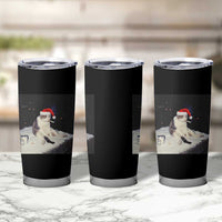 Funny Smoking Cat Christmas Meme Tumbler Cup - Wonder Print Shop