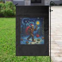Bigfoot Christmas Garden Flag Starry Night Van Gogh - Wonder Print Shop