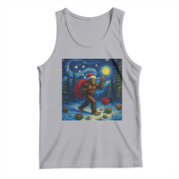 Bigfoot Christmas Tank Top Starry Night Van Gogh - Wonder Print Shop