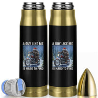Funny Bigfoot Motorcycle Christmas Bullet Tumbler A Guy Like Me Is Hard To Forest Find - Wonder Print Shop