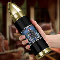 Funny Bigfoot Motorcycle Christmas Bullet Tumbler A Guy Like Me Is Hard To Forest Find - Wonder Print Shop