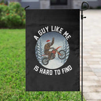 Funny Bigfoot Motorcycle Christmas Garden Flag Sasquatch Rock On Hand Xmas - Wonder Print Shop