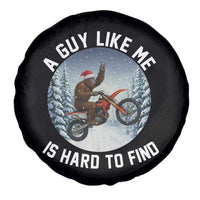 Funny Bigfoot Motorcycle Christmas Spare Tire Cover Sasquatch Rock On Hand Xmas - Wonder Print Shop